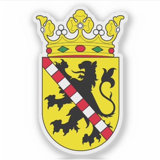 Wapen van Schiedam, Nederland Sticker (Voorkant)