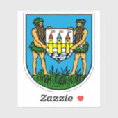 Wapen van Schwechat, Oostenrijk Sticker (Vel)