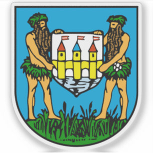 Wapen van Schwechat, Oostenrijk Sticker