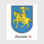 Wapen van Schwerin, Duitsland Sticker (Vel)