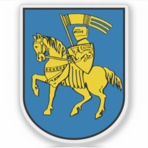 Wapen van Schwerin, Duitsland Sticker
