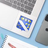 Wapen van Sevran, Seine-Saint-Denis Sticker (Laptop met iPhone)