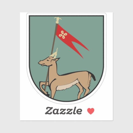 Wapen van Shirvan, Azerbeidzjan Sticker (Vel)