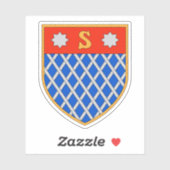 Wapen van Shkodër, Albanië Sticker (Vel)