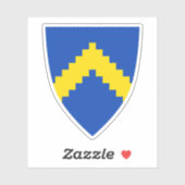 Wapen van Sillamäe, Estland Sticker (Vel)