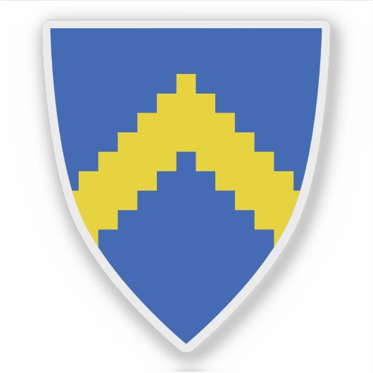 Wapen van Sillamäe, Estland Sticker (Voorkant)