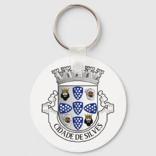 Wapen van Silves, Portugal Knop Sleutelhanger