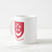 Wapen van Singapore Koffiemok (Voorkant links)