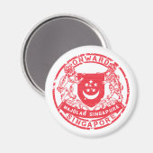Wapen van Singapore Magneet (Voorkant / Achterkant)