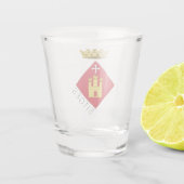 Wapen van Sitges, Catalonië (ESP) Shot Glas (Achterkant)