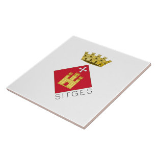 Wapen van Sitges, Catalonië (ESP) Tegeltje