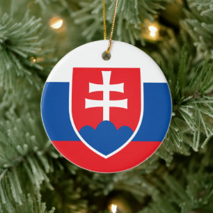 Wapen van Slowakije Keramisch Ornament