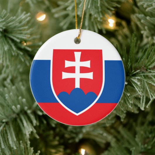 Wapen van Slowakije Keramisch Ornament (Boom)