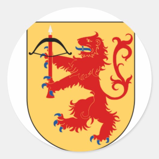 wapen van Småland Sticker (Voorkant)