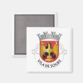 Wapen van Soure, Portugal Magneet (Voorkant / Achterkant)