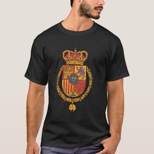 Wapen van Spanje Casa Real Felipe VI T-shirt (Voorkant)