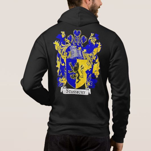 Wapen van Stansbury Mannen Hoodie (Achterkant)