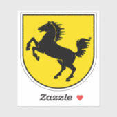 Wapen van Stuttgart, Duitsland Sticker (Vel)