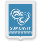 Wapen van Sumgait, Azerbeidzjan Sticker (Voorkant)