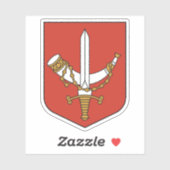 Wapen van Suure-Jaani Parish, Estland Sticker (Vel)