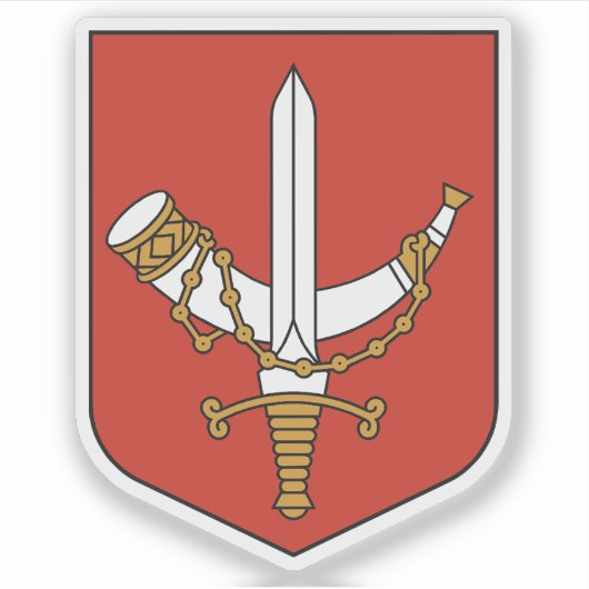 Wapen van Suure-Jaani Parish, Estland Sticker (Voorkant)