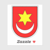 Wapen van Sveti Ivan Zelina, Kroatië Sticker (Vel)