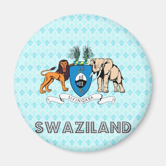 Wapen van Swaziland Magneet (Voorkant)