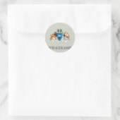 Wapen van Swaziland Ronde Sticker (Tas)