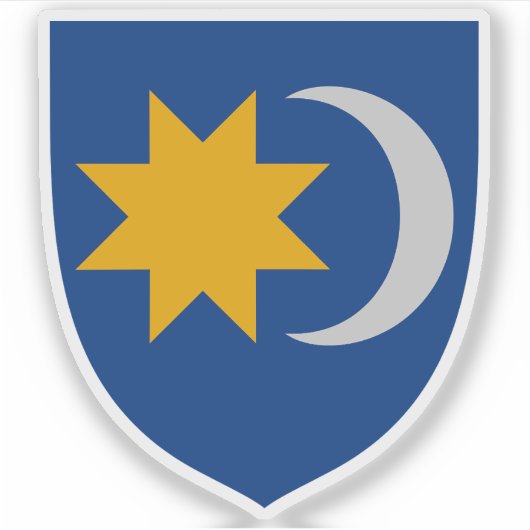 Wapen van Szekely Land, Szeklerland (Roemenië) Sticker (Voorkant)