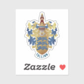 Wapen van Tallinn - ESTLAND Sticker (Vel)