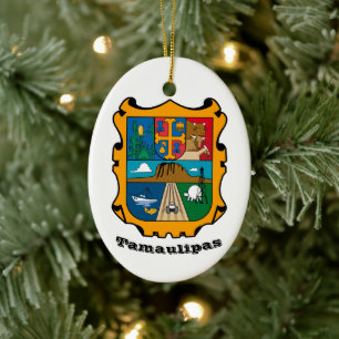 Wapen van Tamaulipas (staat), Mexico Keramisch Ornament
