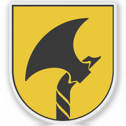Wapen van Telemark, Noorwegen Sticker (Voorkant)