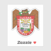 Wapen van Tijuana, Mexico Sticker (Vel)