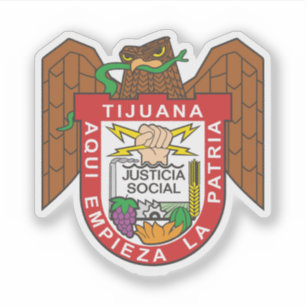Wapen van Tijuana, Mexico Sticker