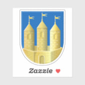 Wapen van Tilburg, Nederland Sticker (Vel)