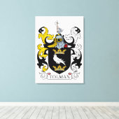 Wapen van Tolman Canvas Afdruk (Insitu (Houten vloer))