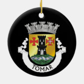 Wapen van Tomar, PORTUGAL Keramisch Ornament (Achterkant)