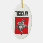 Wapen van Toscane, ITALIË Keramisch Ornament (Rechts)