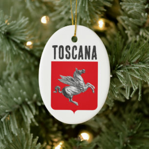 Wapen van Toscane, ITALIË Keramisch Ornament