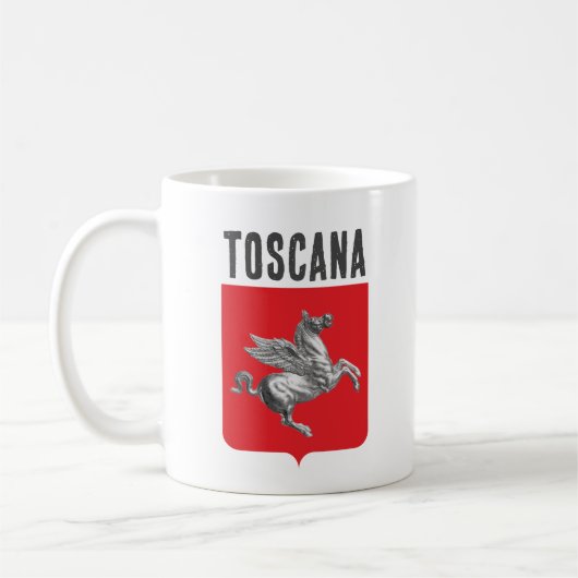Wapen van Toscane, ITALIË Koffiemok (Links)