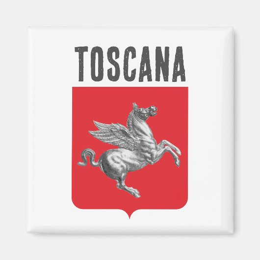 Wapen van Toscane, ITALIË Magneet (Voorkant)