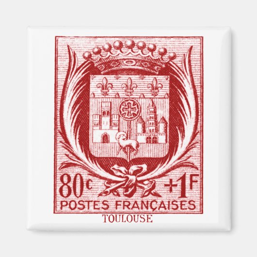 Wapen van Toulouse, Frankrijk Magneet (Voorkant)