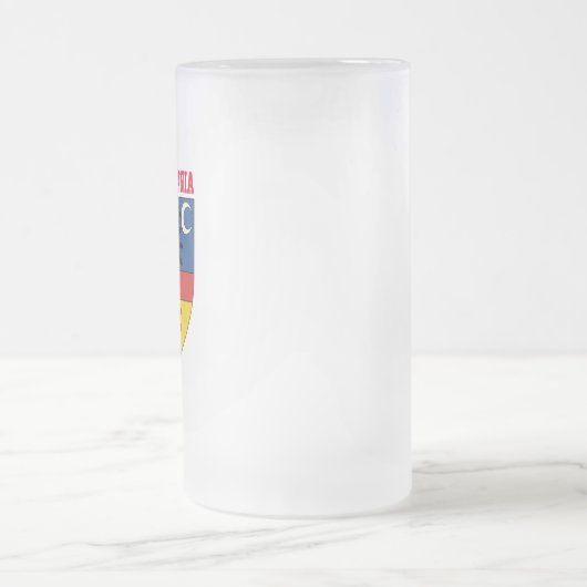 wapen van transsylvanië matglas bierpul (Center)