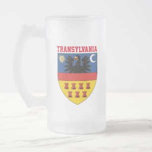wapen van transsylvanië matglas bierpul