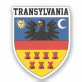 Wapen van Transsylvanië Sticker (Voorkant)