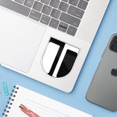 Wapen van Traun, Oostenrijk Sticker (Laptop met iPhone)