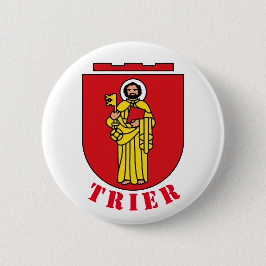 Wapen van Trier, Duitsland Ronde Button 5,7 Cm (Voorkant)