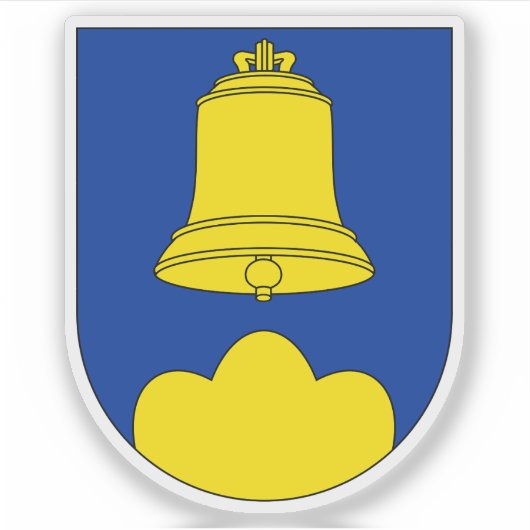 Wapen van Triesenberg, Liechtenstein Sticker (Voorkant)