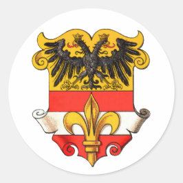 Wapen van Triëst 1467-1919 Ronde Sticker