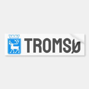 Wapen van Tromsø, NOORWEGEN Bumpersticker